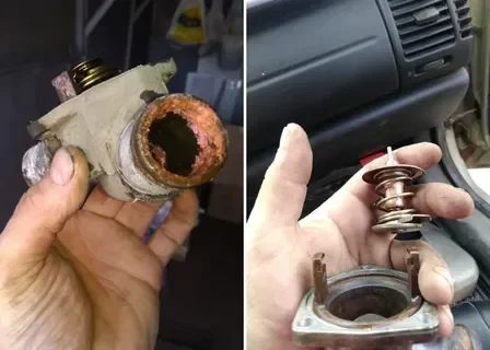 Перегрев двигателя — пар из-под капота автомобиля